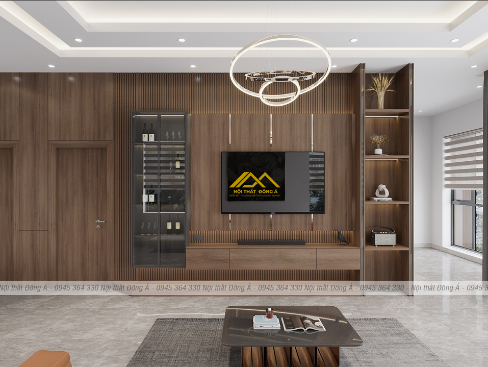Thiết kế thi công nội thất cho gia đình chị Huyền – Nghi Xuân- Hà Tĩnh theo phong cách hiện đại